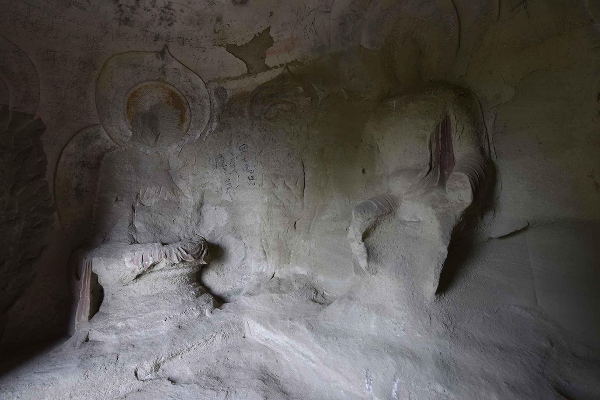 Tianlongshan Cave 14 North wall Buddha