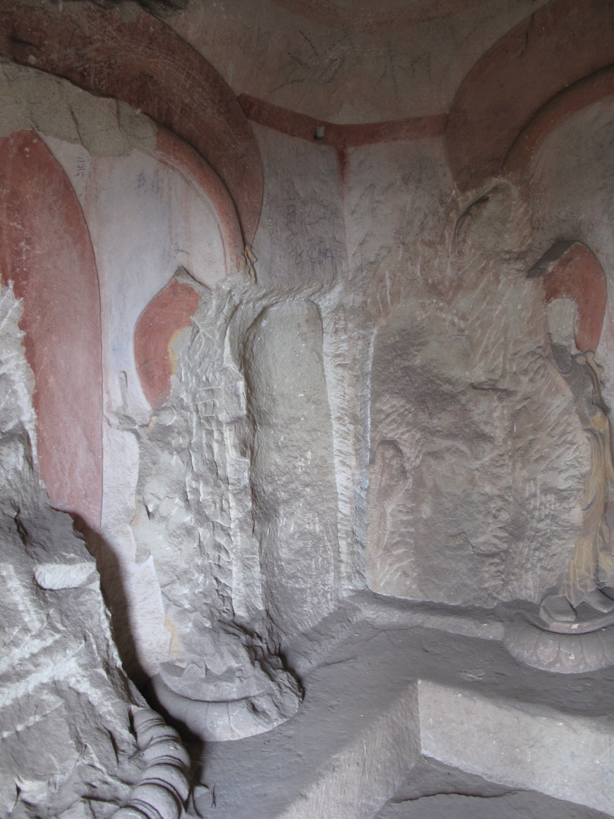 Tianlongshan Cave 3 left west wall 3