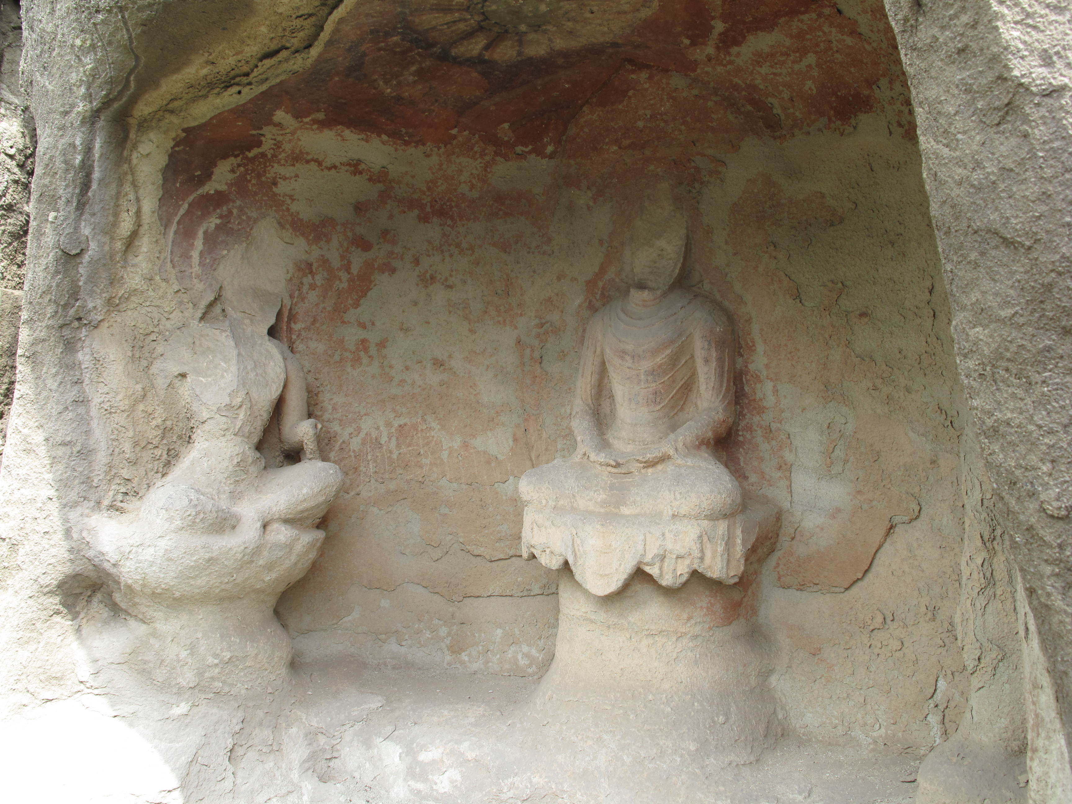 Tianlongshan Cave 5 back north wall