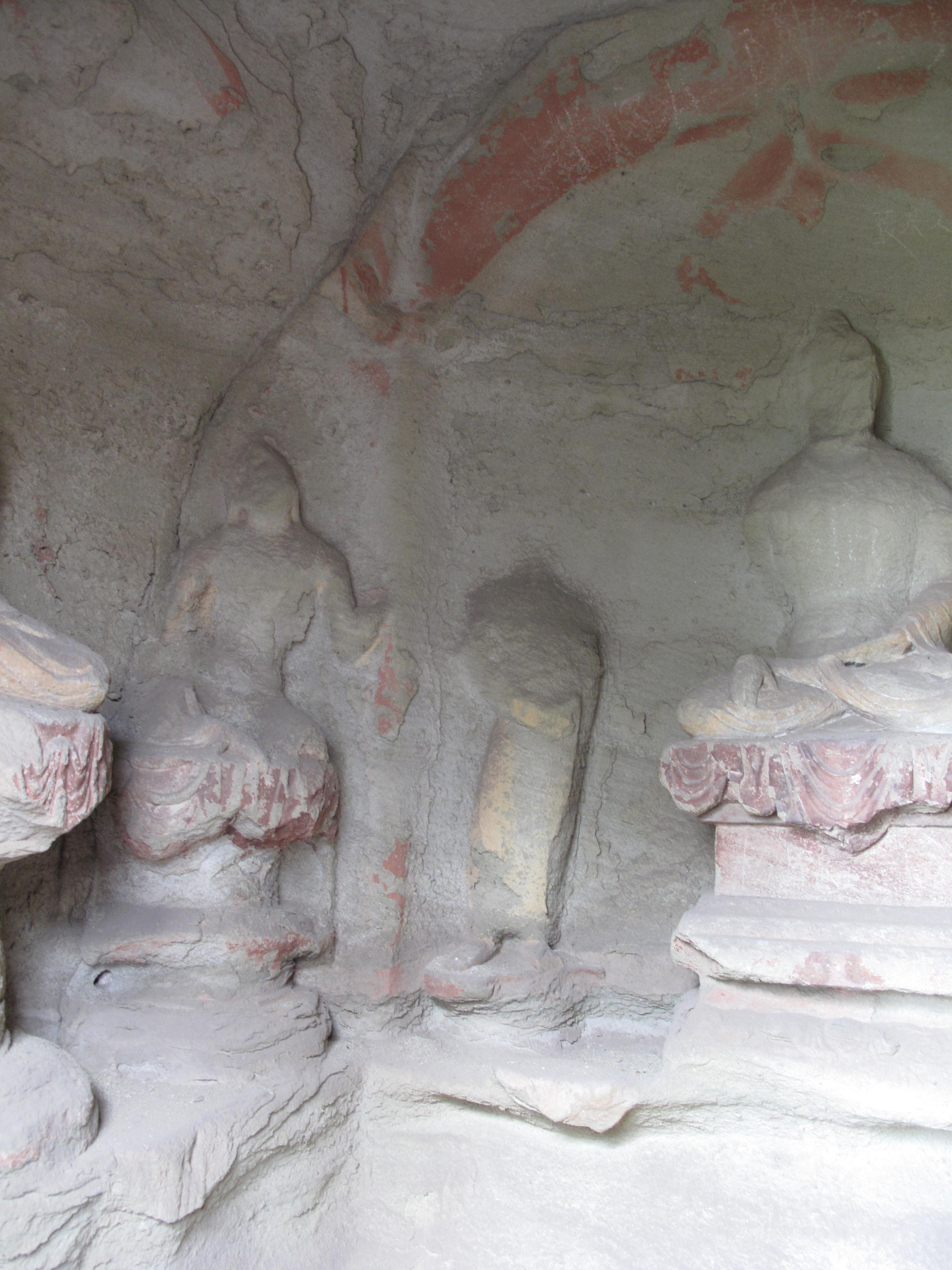 Tianlongshan Cave 6 back north wall 2