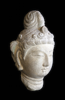 Tianlongshan Bodhisattva Head BMU.1937.1013.3 perspective 3