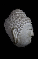 Tianlongshan Buddha Head MNO.4 perspective 2