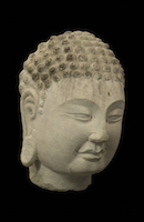 Tianlongshan Bodhisattva Head NZM.20066 perspective 2