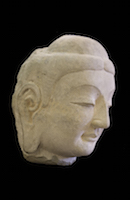 Tianlongshan Buddha Head OSA.2929 perspective 3