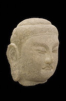 Tianlongshan Buddha Head OSA.8451 perspective 2