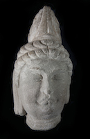 Tianlongshan Bodhisattva Head PRV.UOC.501 perspective 2