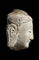 Tianlongshan Buddha Head PRV.UOC.521 perspective 2