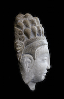 Tianlongshan Bodhisattva Head RBM.RCh.132 perspective 3