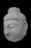 Tianlongshan Buddha Head WWA.1951.95 perspective 3
