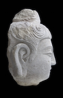 Tianlongshan Buddha Head WWA.1951.95 perspective 4