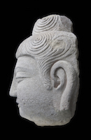 Tianlongshan Buddha Head WWA.1951.95 perspective 5